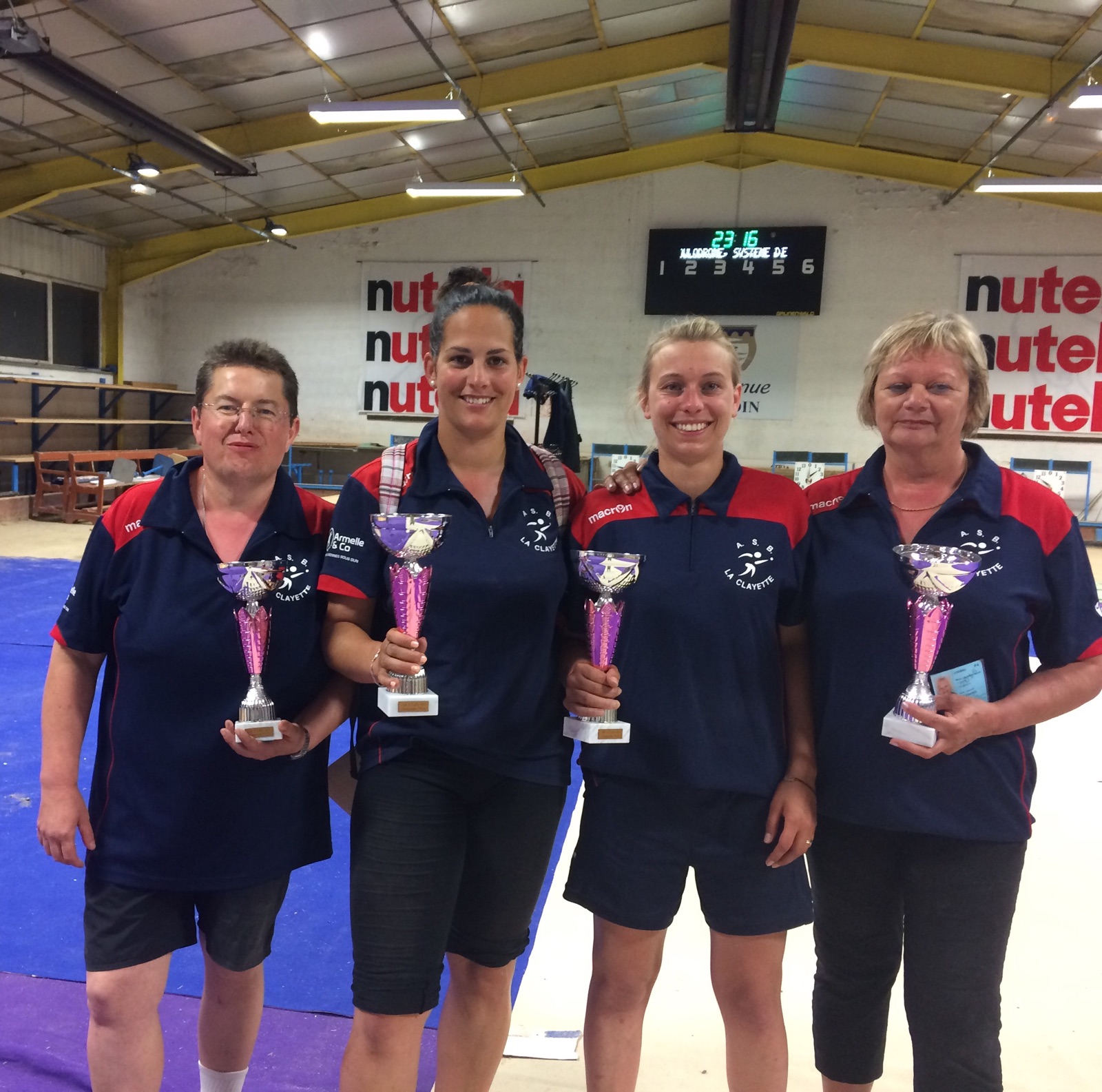 Sophie Buisson, Marine Bernachot, Clara Matray et Nicole Laumain