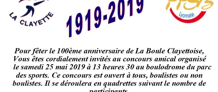invitation concours 100 ans